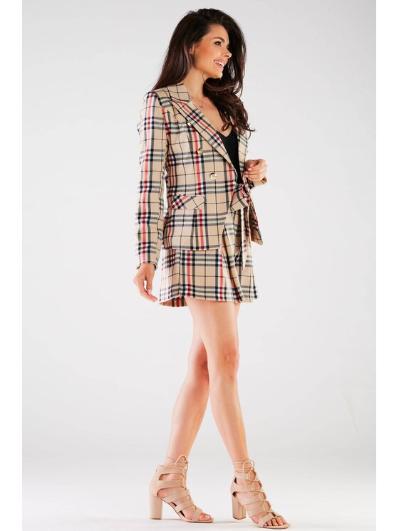 Awama Awama Szorty A438 Beżowy Basic Fit