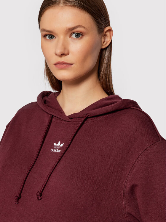 adidas Felpa adicolor Essentials H06616 Bordeaux Regular Fit Modivo