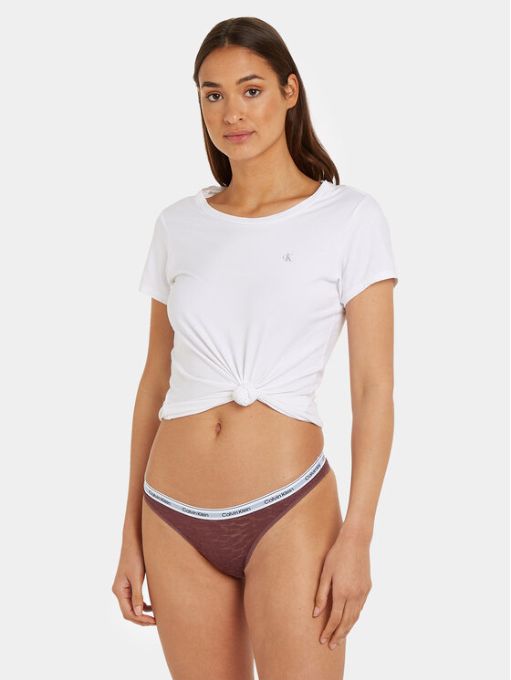 Calvin Klein Underwear Brazīļu stila biksītes 000QD5049E Violets