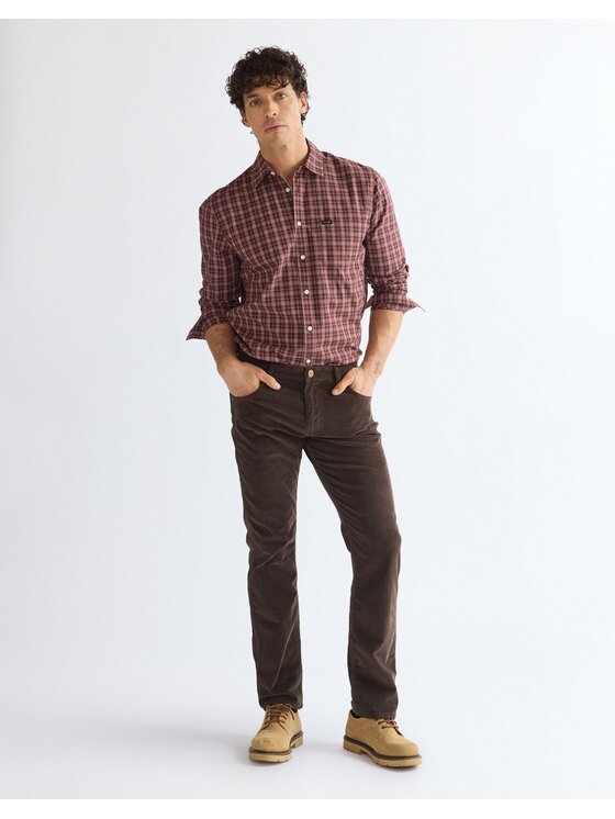 Wrangler Wrangler Jeansy GREENSBORO Brązowy Straight Leg