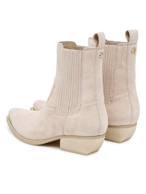 Guess Guess Каубойски обувки FLTLN2 SUE10 Бежов