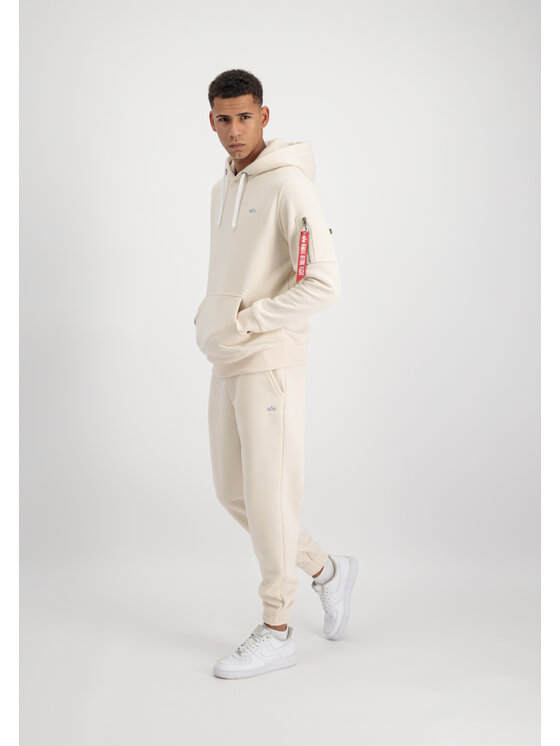 Alpha Industries Alpha Industries Joggery Embroidery Jogger Unisex Beżowy Regular Fit