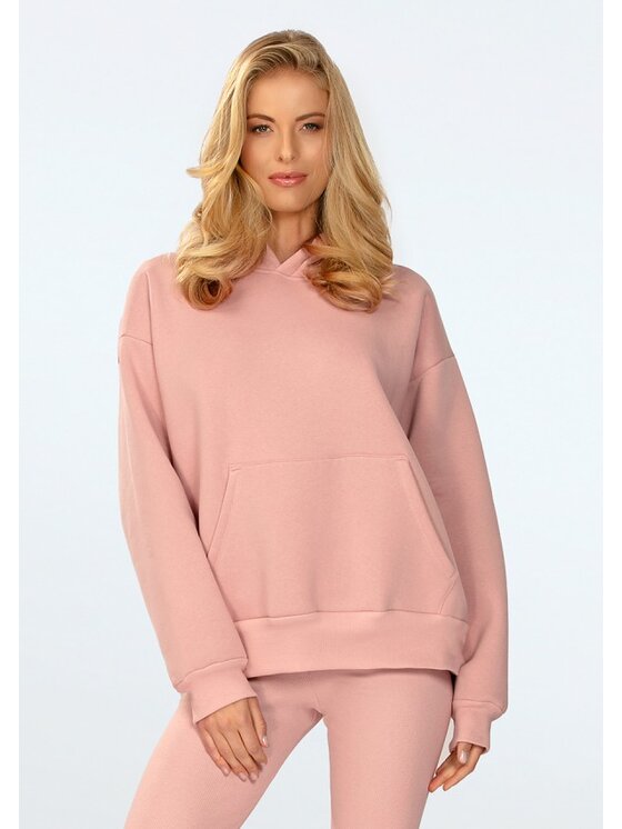DKaren Sport DKaren Sport Bluza Oseye Różowy Classic Fit
