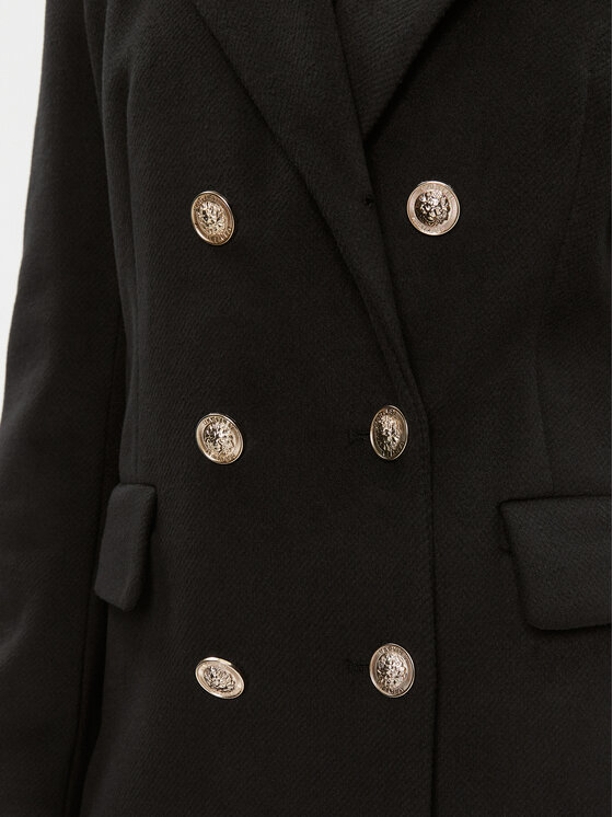 Maryley Maryley Преходно палто 23IB115/01NE Черен Regular Fit