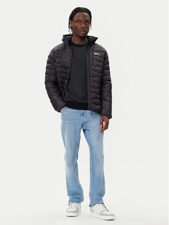 Jack Wolfskin Jack Wolfskin Giubbotto piumino Passamani A61831 Grigio Regular Fit