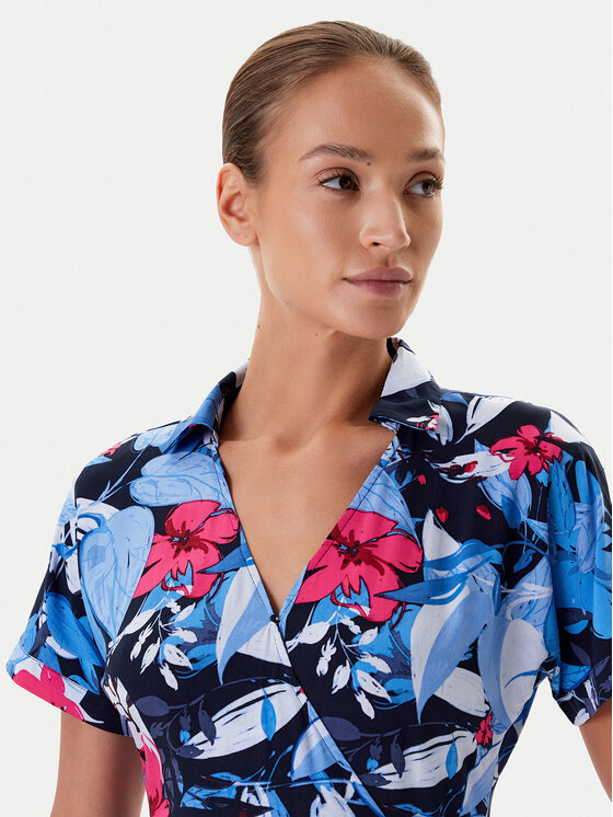 TATUUM Tatuum Sukienka letnia Zerwi T2542.976 Niebieski Regular Fit