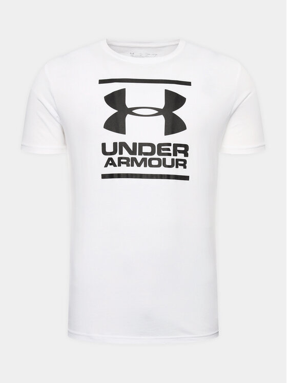 Under Armour Under Armour Funkčné tričko Ua Gl Foundation 1326849 Biela Loose Fit