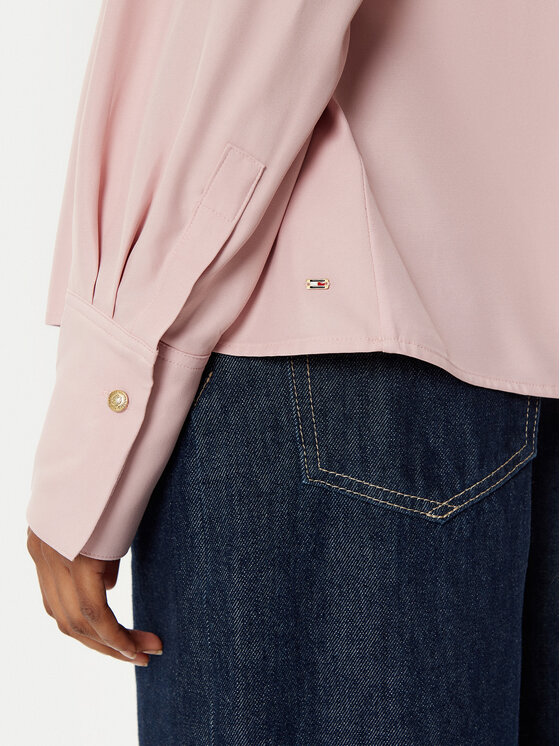 Tommy Hilfiger Tommy Hilfiger Bluse WW0WW44049 Rosa Relaxed Fit