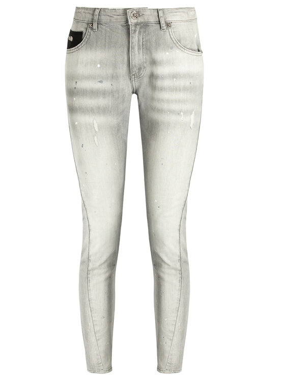 John Richmond John Richmond Blugi RWP19126JE Gri Slim Fit