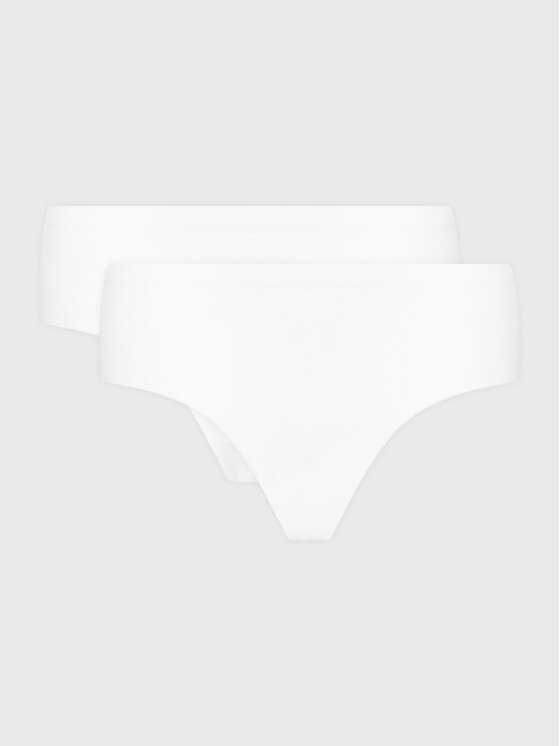 Puma Set 2 perechi de chiloți de damă clasici 935024 Alb