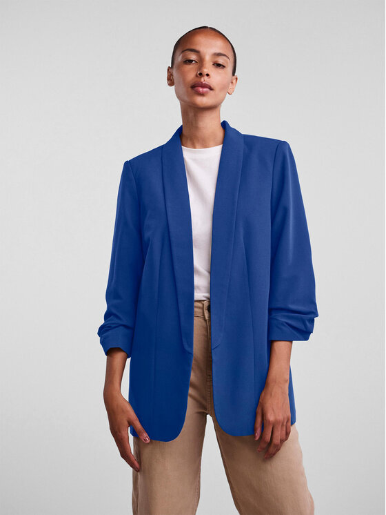 Pieces Pcboss 3/4 Blazer Noos, Blazer Donna, Mazarine Blu, Xl-image