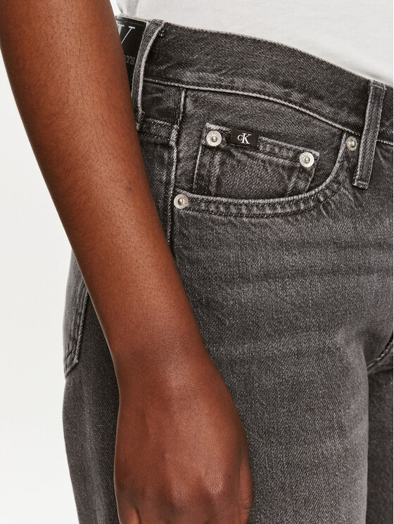 Calvin Klein Jeans Calvin Klein Jeans Jeansy J20J223641 Szary Straight Fit