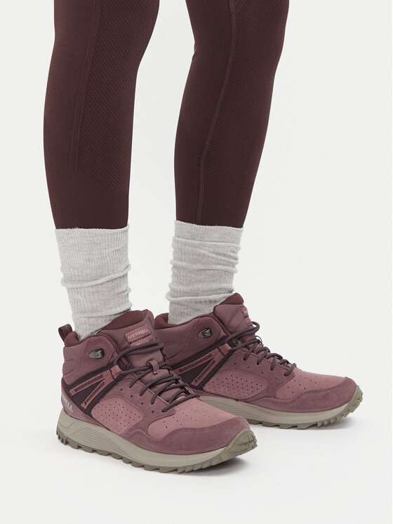 Merrell Merrell Scarponcini Wildwood Mid Ltr Wp J068104 Bordeaux