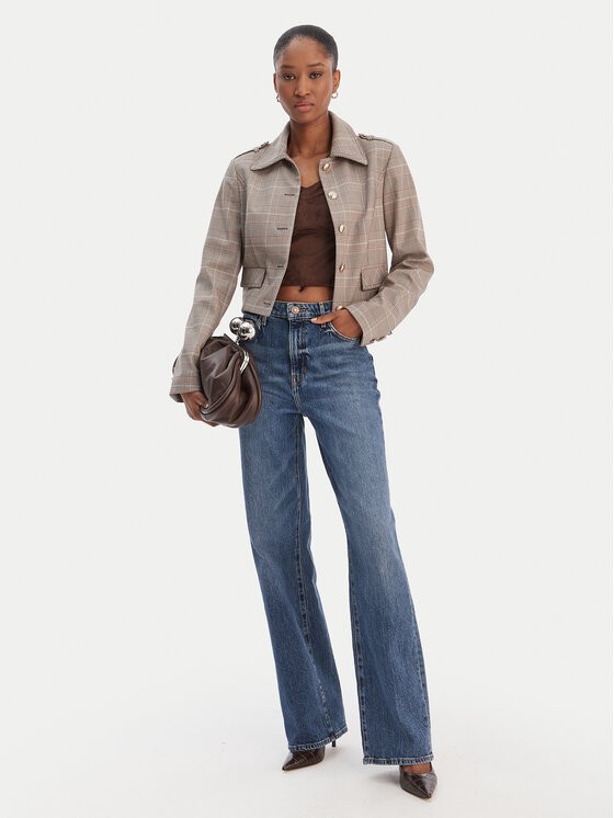 Guess Guess Bunda pro přechodné období W6RL55 WL442 Béžová Regular Fit