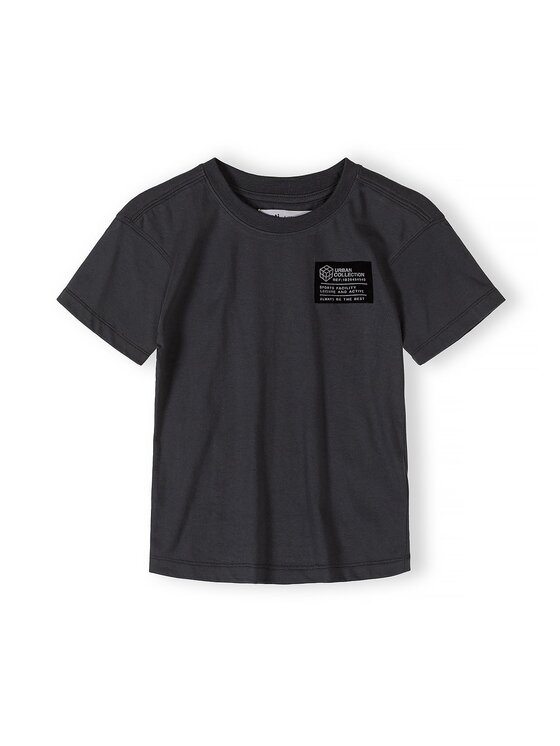 minoti minoti Komplet t-shirt i spodenki 23fleece118B Szary Regular Fit