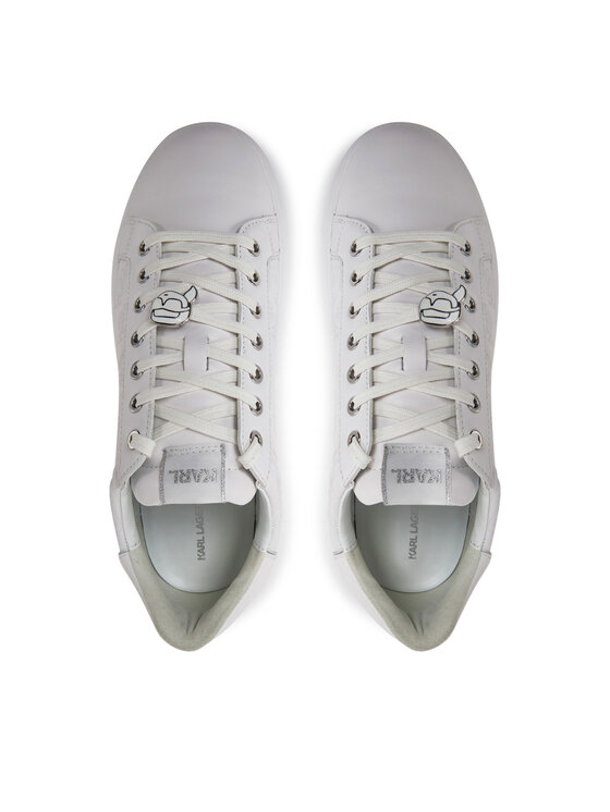 KARL LAGERFELD KARL LAGERFELD Laisvalaikio batai Kapri KL52523F Balta