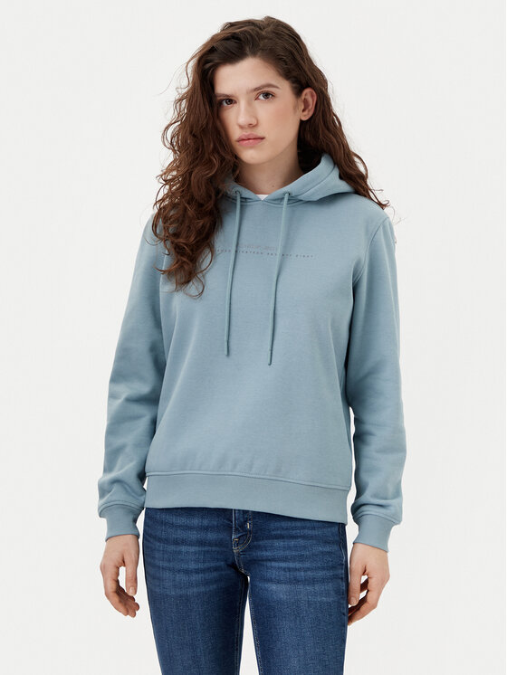 Calvin Klein Jeans Mikina Institutional Graphic J20J225494 Modrá Regular Fit