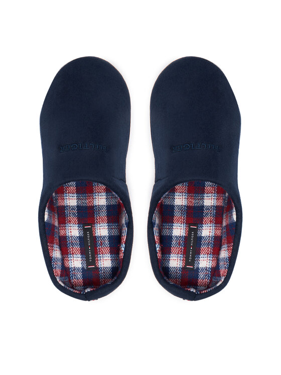 Tommy Hilfiger Tommy Hilfiger Papuci de casă M Check House FM0FM05615 Bleumarin