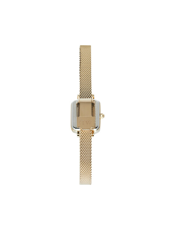 Daniel Wellington Daniel Wellington Ročna ura Quadro Mini Evergold Amber DW00100654 Zlata