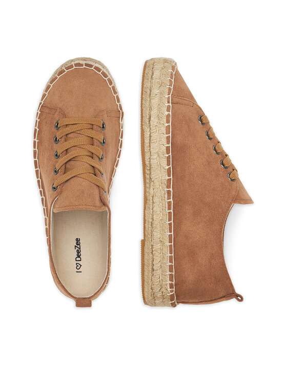 DeeZee DeeZee Espadrile ZF230819 Rjava
