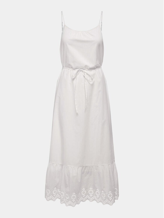 ONLY ONLY Poletna obleka Lou 15313166 Bela Regular Fit