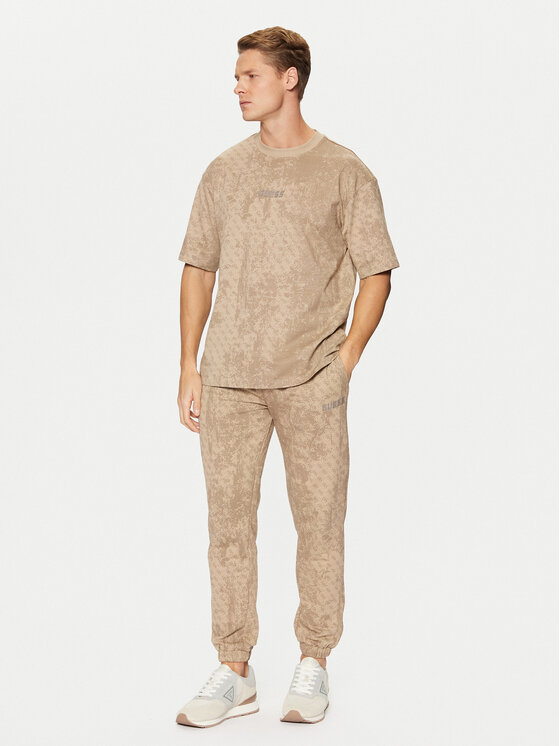 Guess Guess Jogginghose Z5RB14 K9YI1 Beige Regular Fit