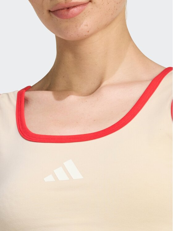adidas adidas Top STADIUM TANK Fioletowy jasny Slim Fit