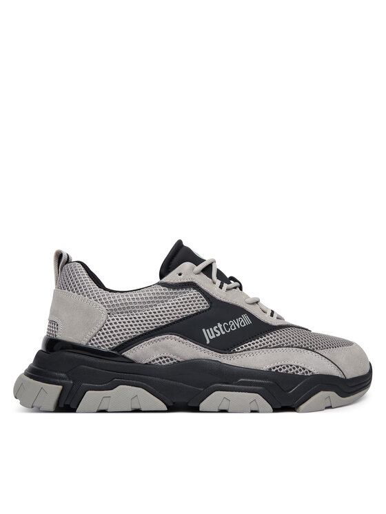 Just Cavalli Just Cavalli Sneakersy 81QA3SH1 ZPC41 Sivá