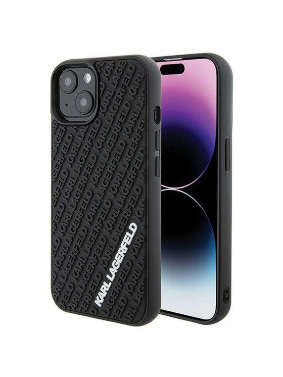 KARL LAGERFELD KARL LAGERFELD Etui na telefon Apple iPhone 15 Czarny