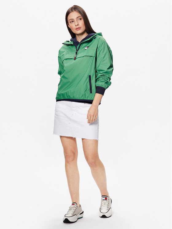 Tommy Jeans Tommy Jeans Anorak jakna Chicago DW0DW15333 Zelena Regular Fit