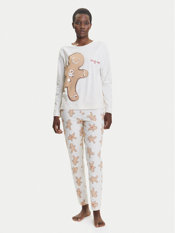 United Colors Of Benetton United Colors Of Benetton Піжама 3DKE3P03K Бежевий Regular Fit
