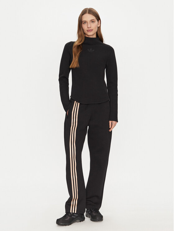 adidas adidas Bluză Structured Interlock JJ0937 Negru Slim Fit