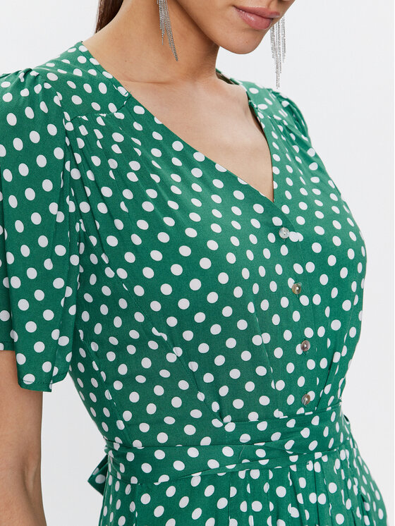 Volcano Volcano Vestito estivo G-Hariet L08331-S23 Verde Regular Fit