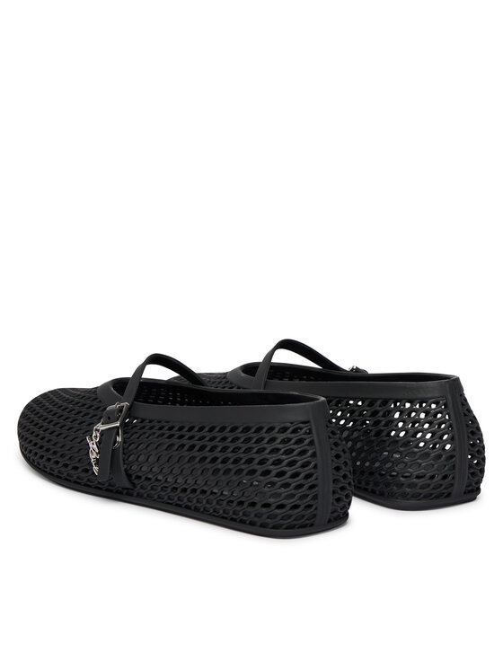 KARL LAGERFELD KARL LAGERFELD Balerīnas Jelly Ballet KL80035 Melns