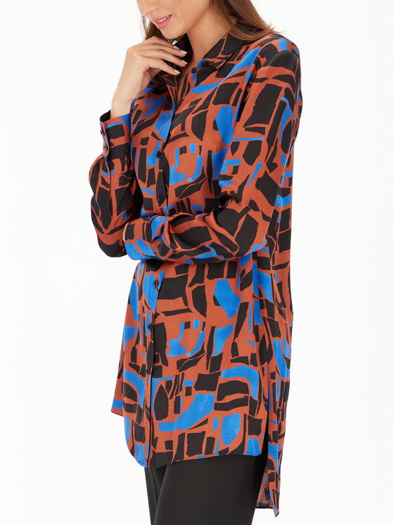Potis & Verso Potis & Verso Tunika Milana Kolorowy Relaxed Fit