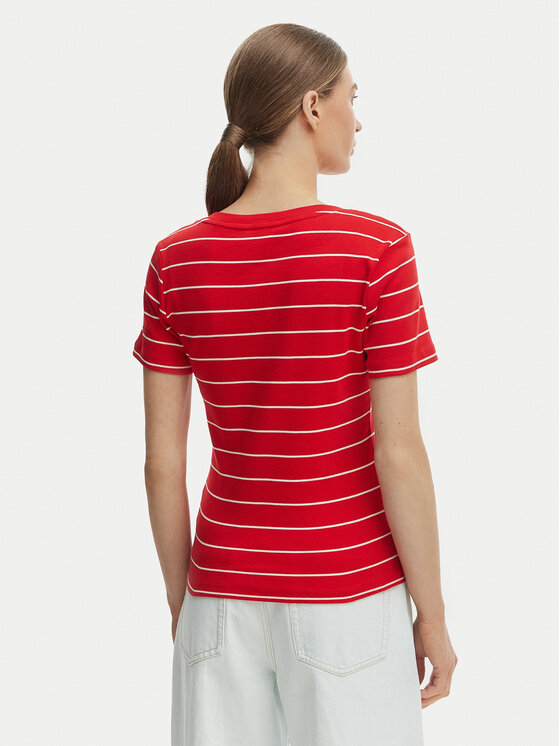 Tommy Hilfiger Tommy Hilfiger T-Shirt New Cody WW0WW40584 Rot Slim Fit