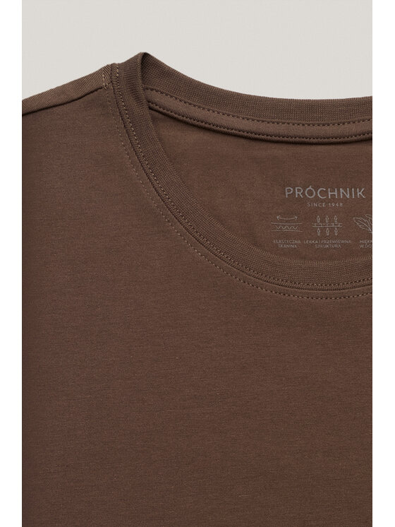 Próchnik Próchnik T-Shirt PM9 TS073126000017 Khaki Regular Fit