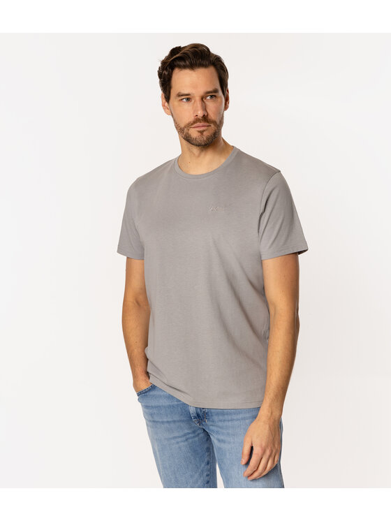 Lee Cooper Lee Cooper T-Shirt OBUTCH 875 Szary Regular Fit