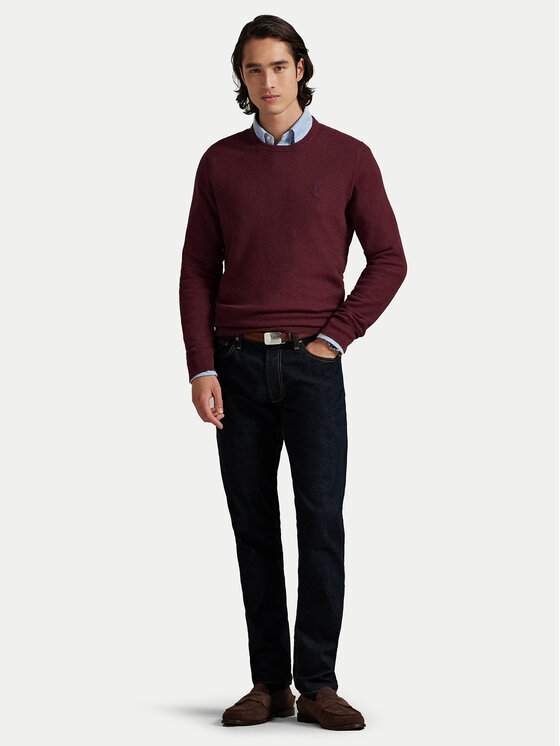 Polo Ralph Lauren Polo Ralph Lauren Pulover 710918163520 Bordo rdeča Regular Fit