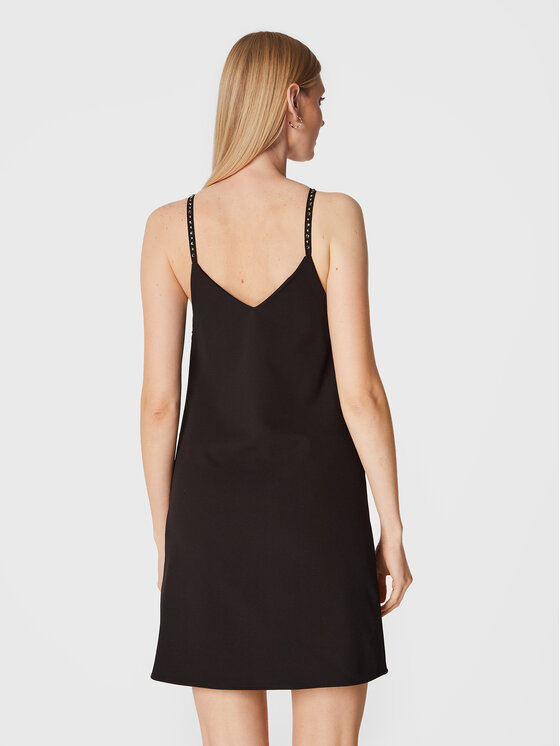 PINKO Pinko Φόρεμα κοκτέιλ Alice 1G17XP A034 Μαύρο Regular Fit