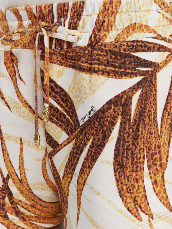 Just Cavalli Just Cavalli Športne kratke hlače 80PADE02 CF100 Bela Regular Fit