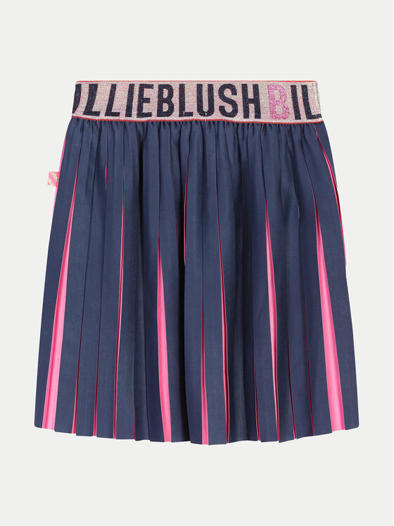 Billieblush Billieblush Plisuotas sijonas U20660 Tamsiai mėlyna Regular Fit
