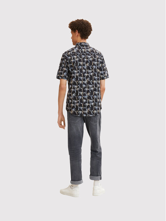 Tom Tailor Tom Tailor Camicia 1031046 Nero Regular Fit