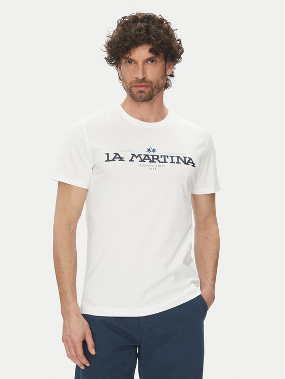 La Martina La Martina Majica Aguer MAR304 JS206 Bela Regular Fit