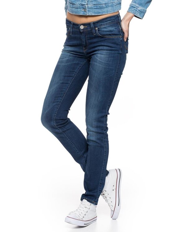 Lee Wrangler Jeansy GREENSBORO Czarny Straight Fit