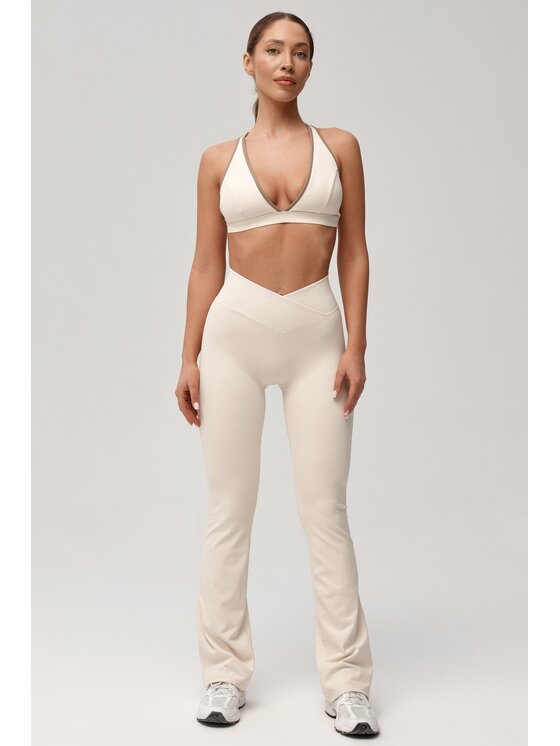 ROUGH RADICAL ROUGH RADICAL Biustonosz sportowy MOCHA ACTIVE SPORTS BRA Kremowy