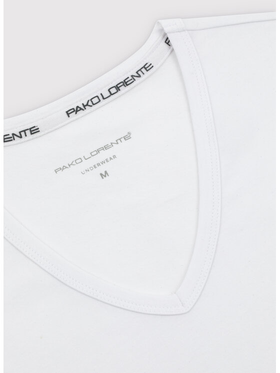 Pako Lorente Pako Lorente Komplet t-shirtów U000B-TT-002 Biały Slim Fit