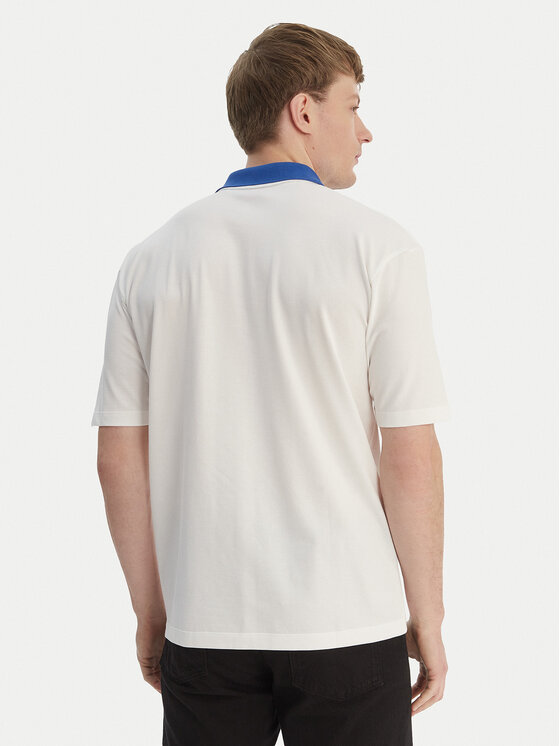 HUGO HUGO Polokošile Dunios_RB 50559650 Bílá Regular Fit
