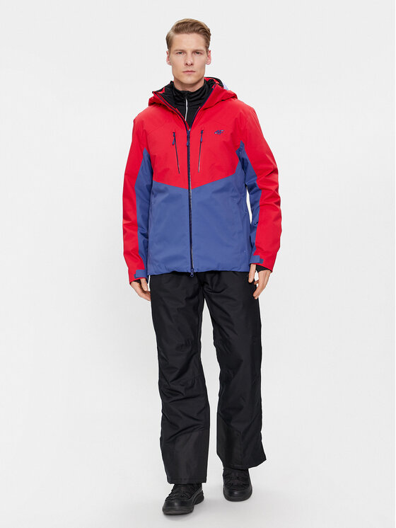 4F 4F Skijacke 4FAW23TTJAM284 Rot Regular Fit