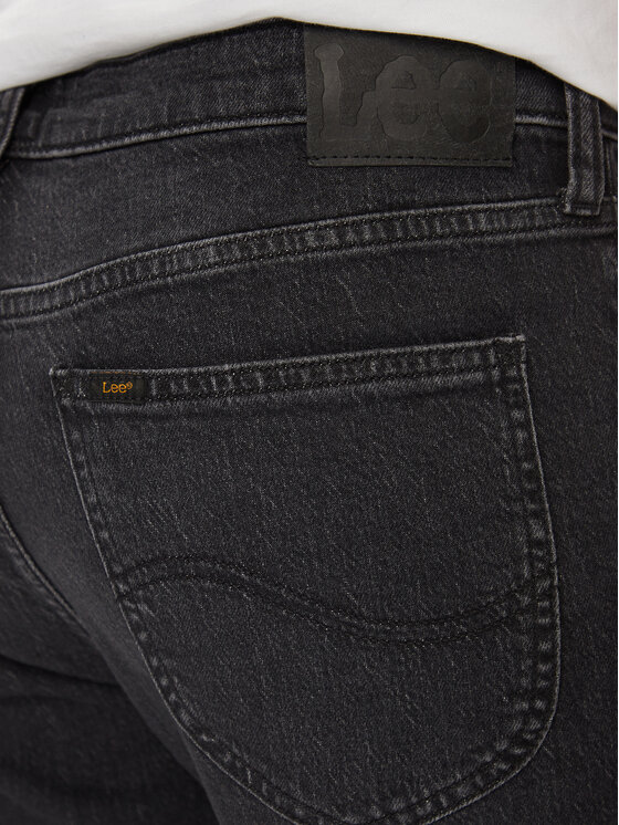 Lee Lee Jeansy West 112322201 Czarny Straight Fit